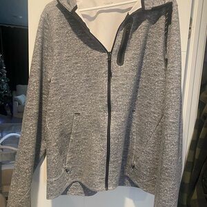 Old Navy Active Gray Fleece Hoodie
